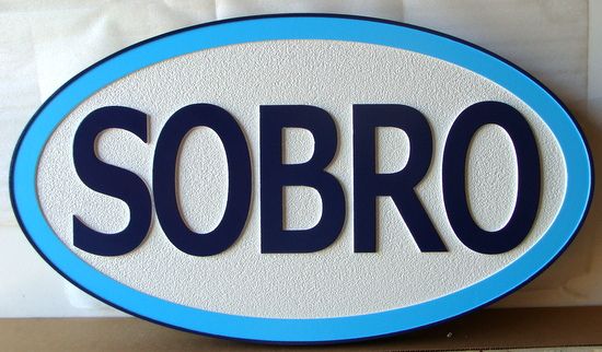 I18823 - Sandblasted HDU Resident Name Sign, "Sobro"