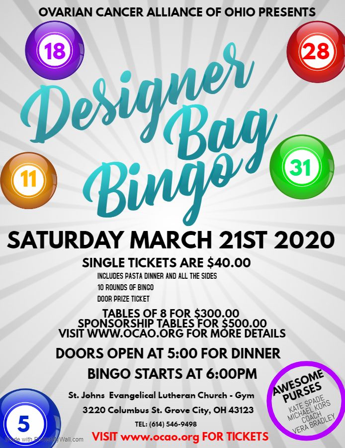 Designer Bag Bingo