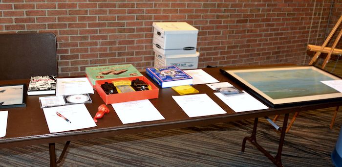 More items ready for bidding at the NCMF Silent Auction.