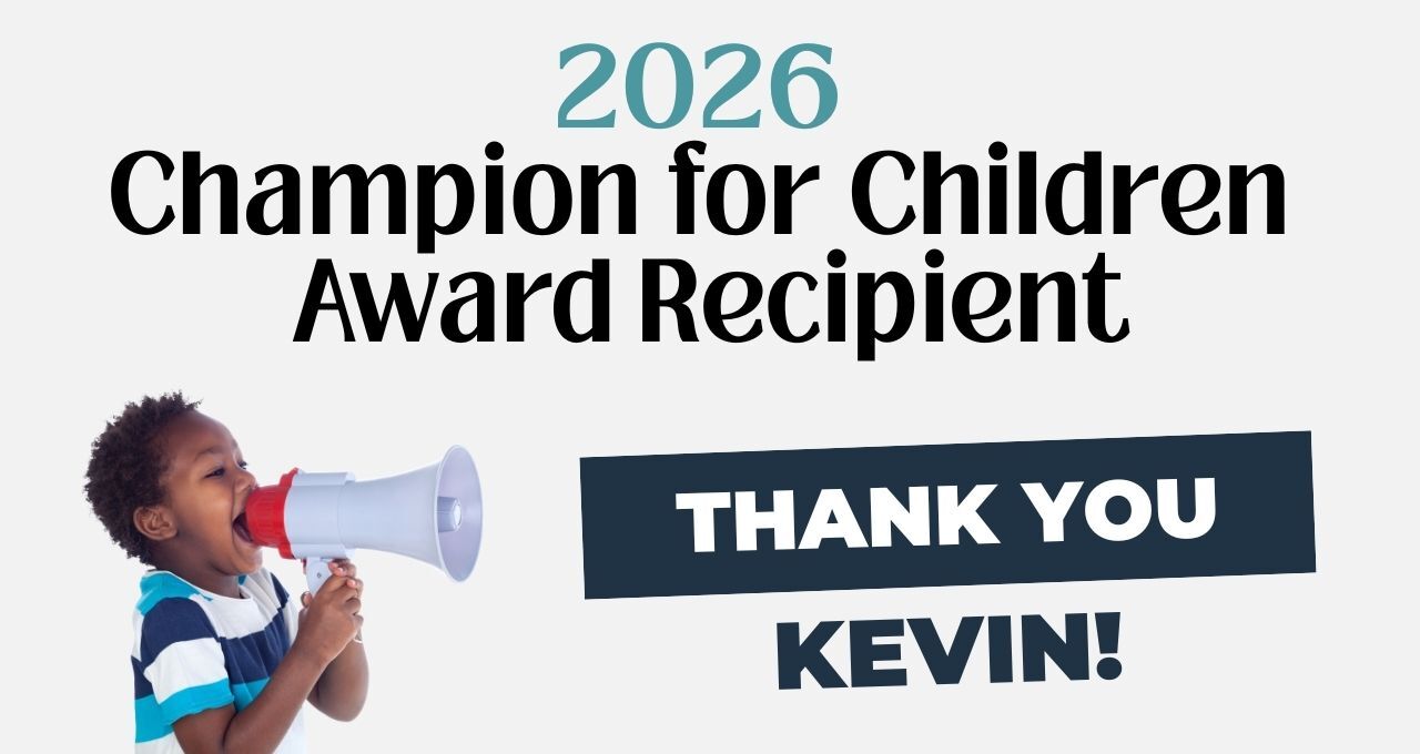 Kevin Palmersheim receiving an award from Canopy Center in recognition of more than 20 years of support.