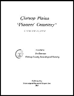Clatsop Plains Pioneer Cemetery, Clatsop County, Oregon, pp. 36