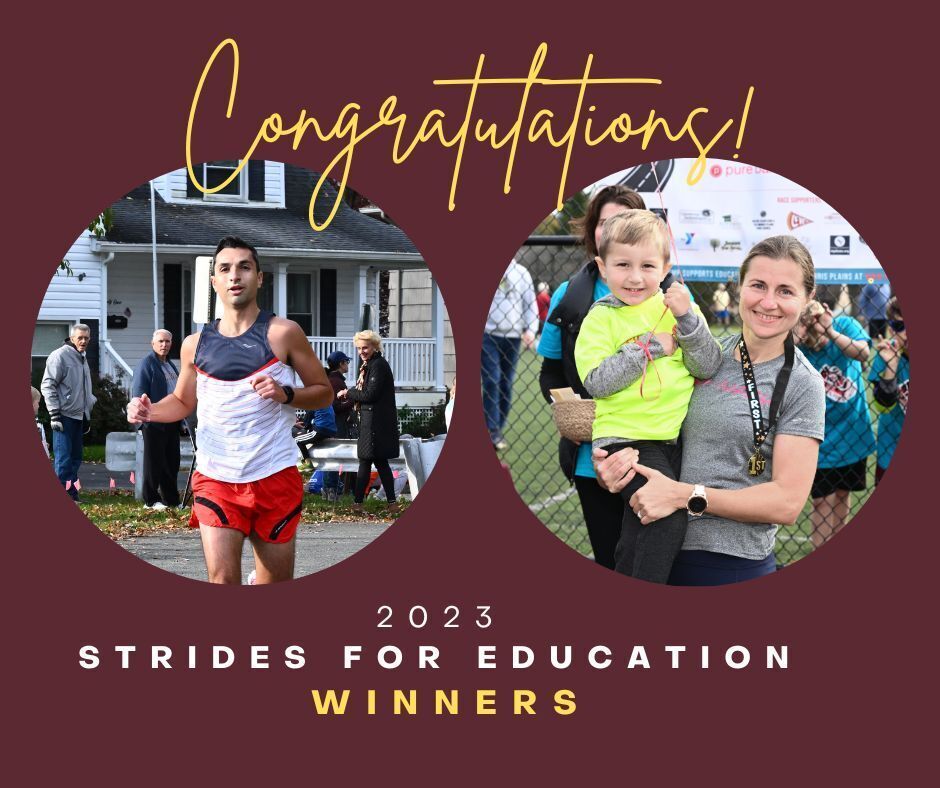 Congratulations to our 2023 Strides for Education 5K Run/Walk champions!