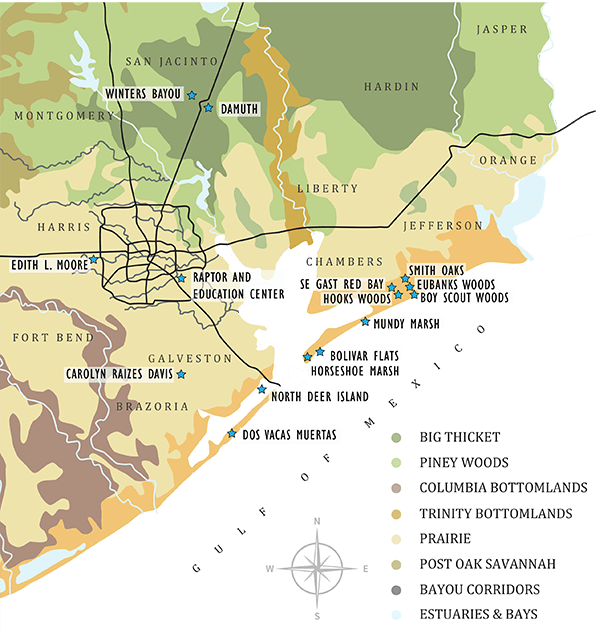 Houston Audubon Sanctuary System