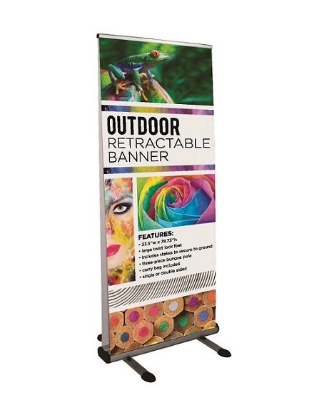 Retractable Banner (Outdoor use)