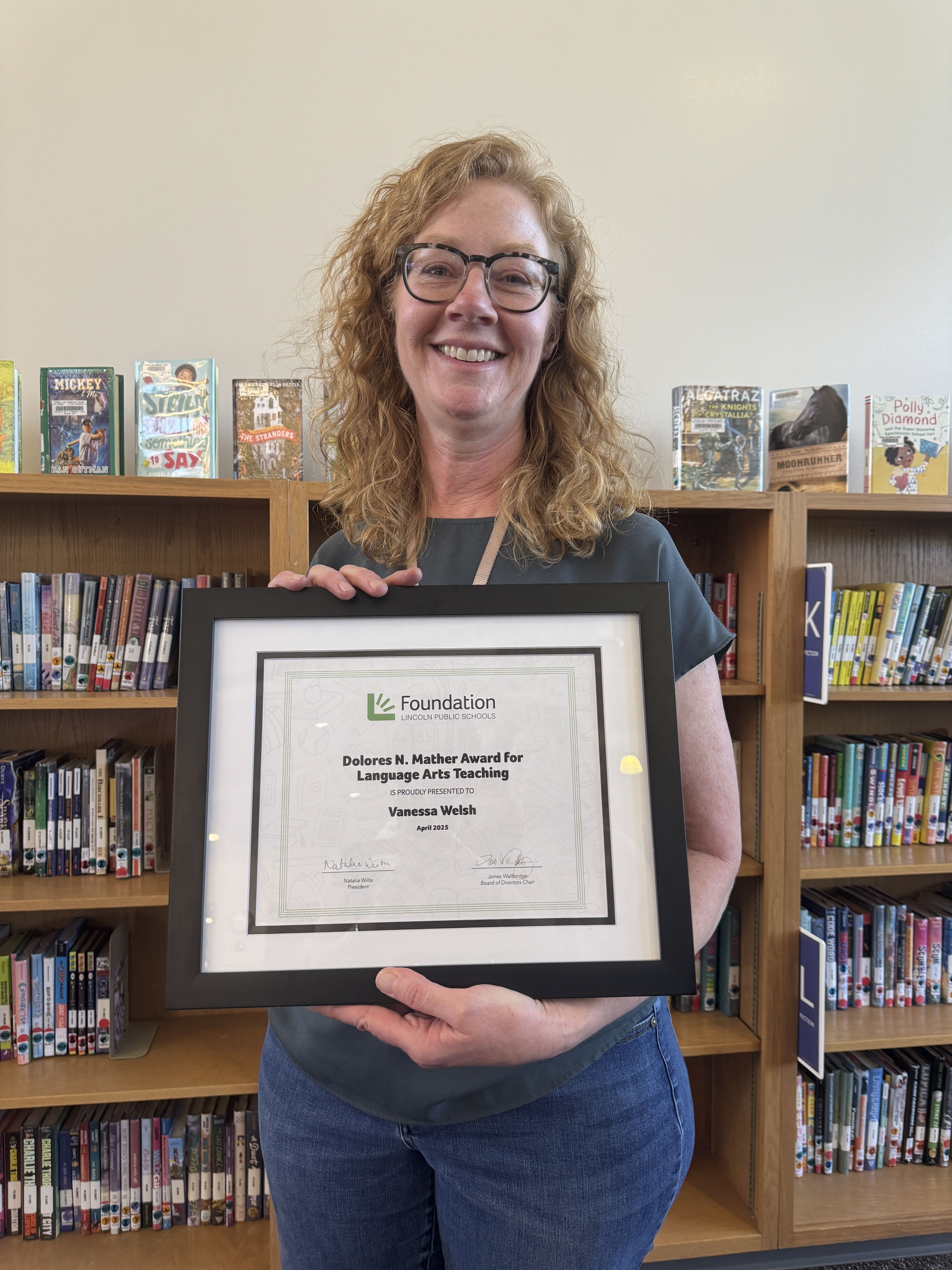 Dolores N. Mather Award for Language Arts Teaching