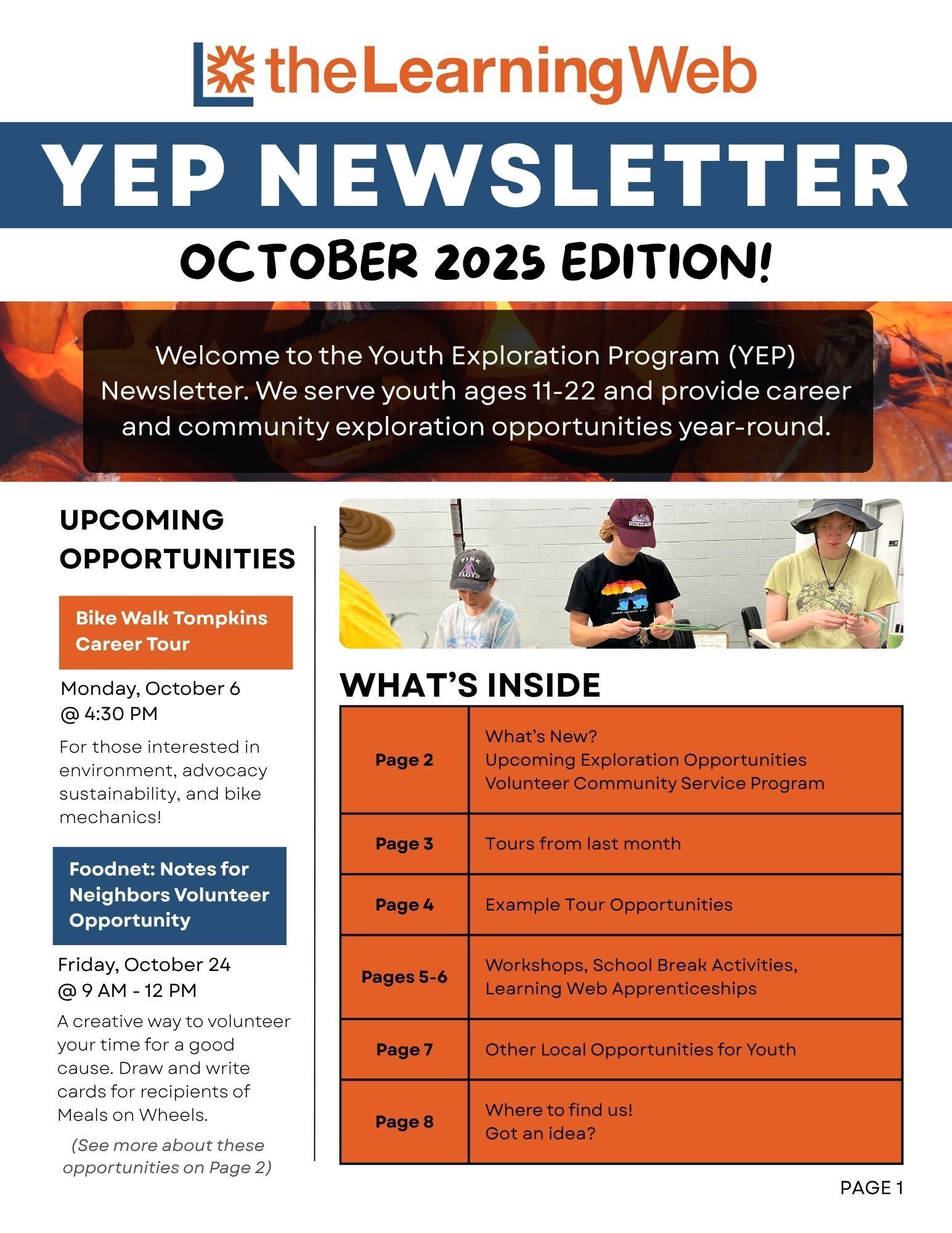 October 2025 YEP Newsletter