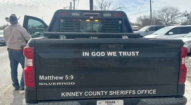 Texas Sheriff Under Attack For Putting Bible Verses on Patrol Cars