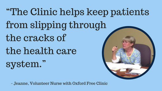Jeanne - Oxford Free Clinic