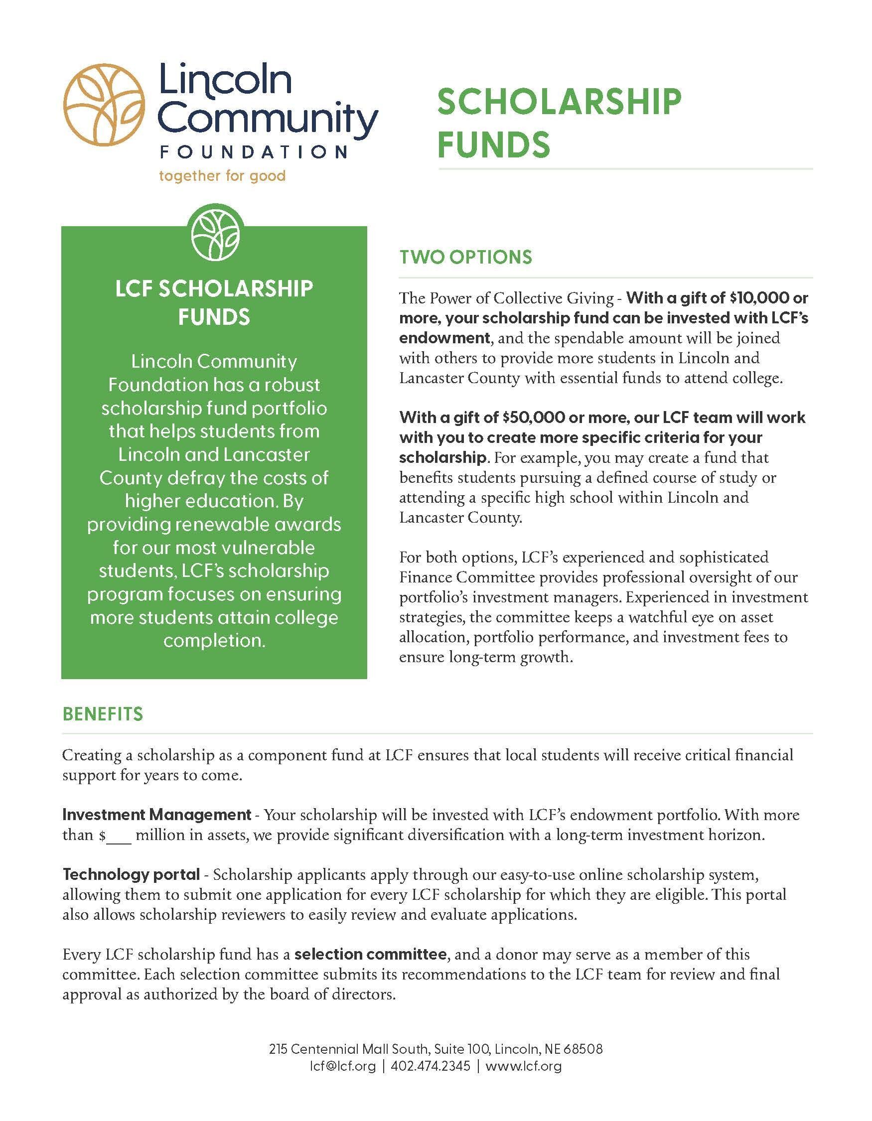 Scholarship Fund