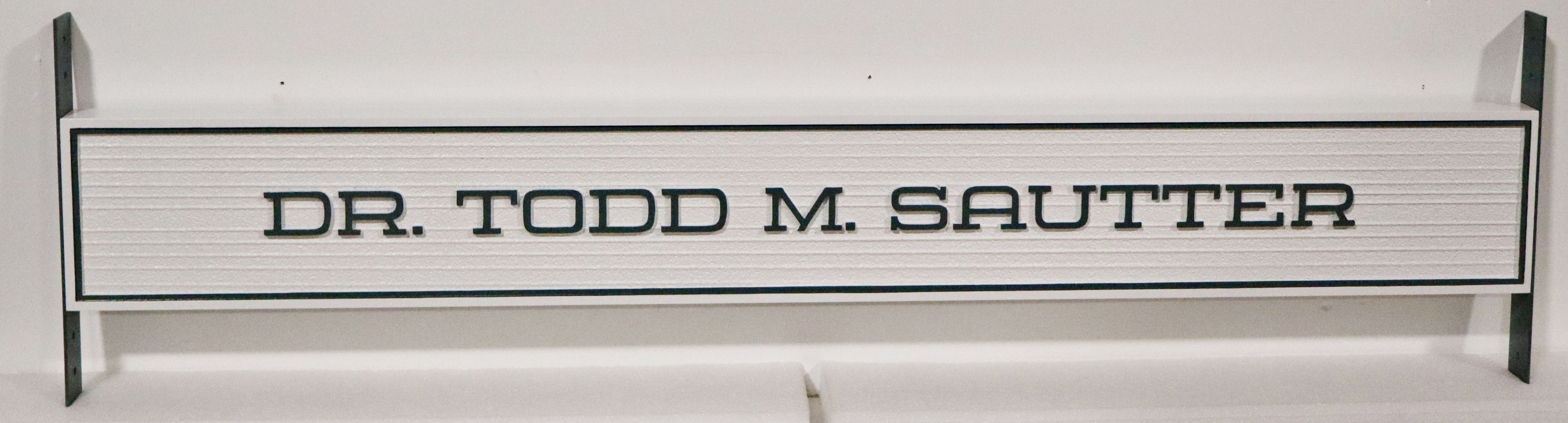 B11011A - Carved and Sandblasted Sign for Doctor's Office