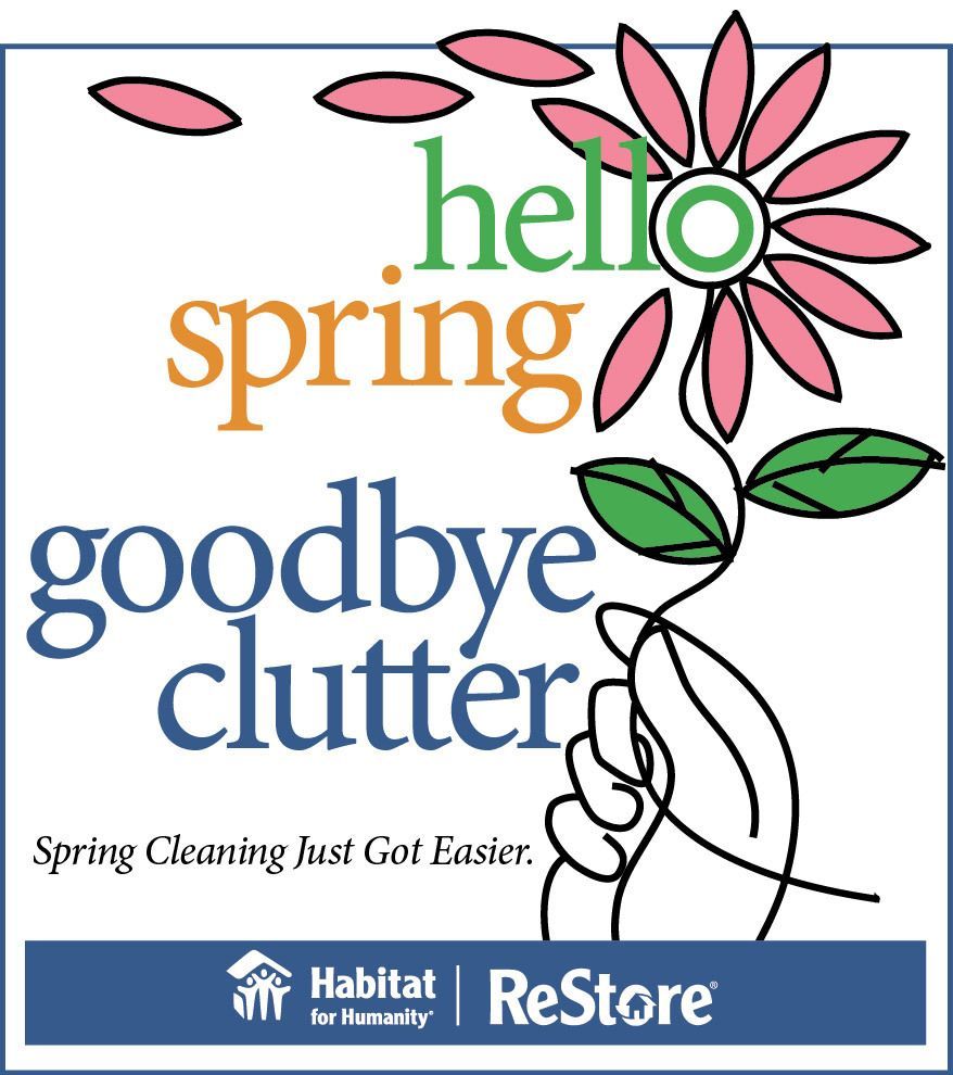 Hello Spring. Goodbye Clutter.