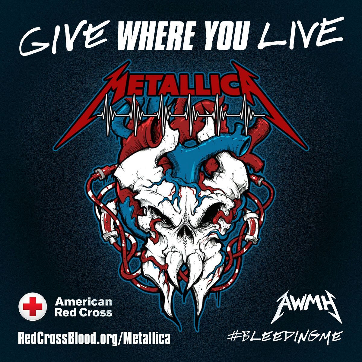 Give Where You Live with the American Red Cross x Metallica