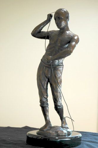 Affirmative Action, Bronze, 19" x 9" x 6" 