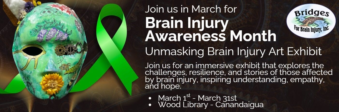 March is Brain Injury Awareness Month. Click here for our event calendar!