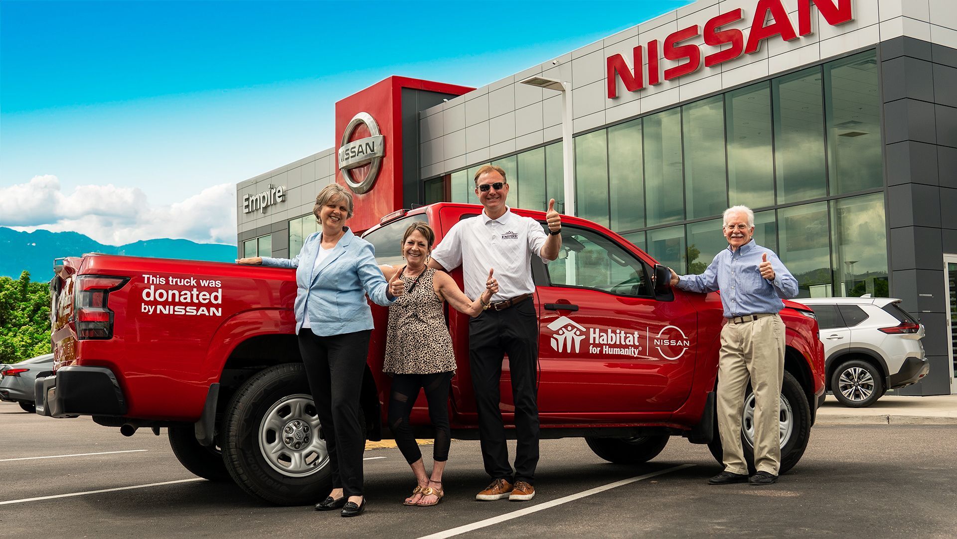 Blue Spruce Habitat for Humanity Receives Nissan Frontier