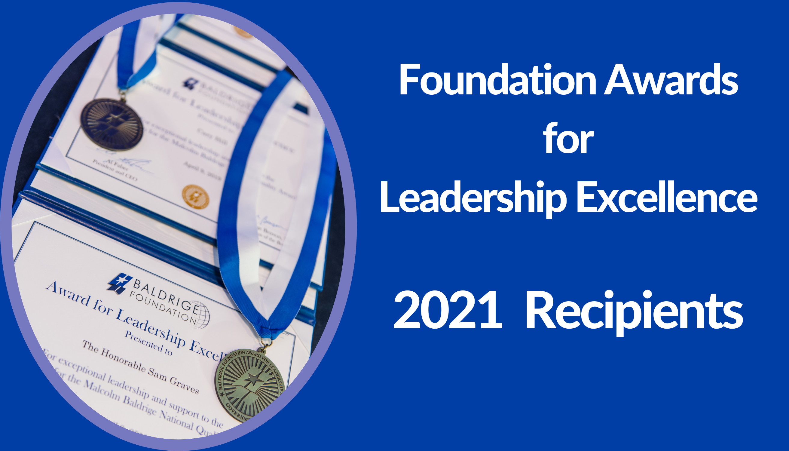 Leadership Excellence Awardees, 2021