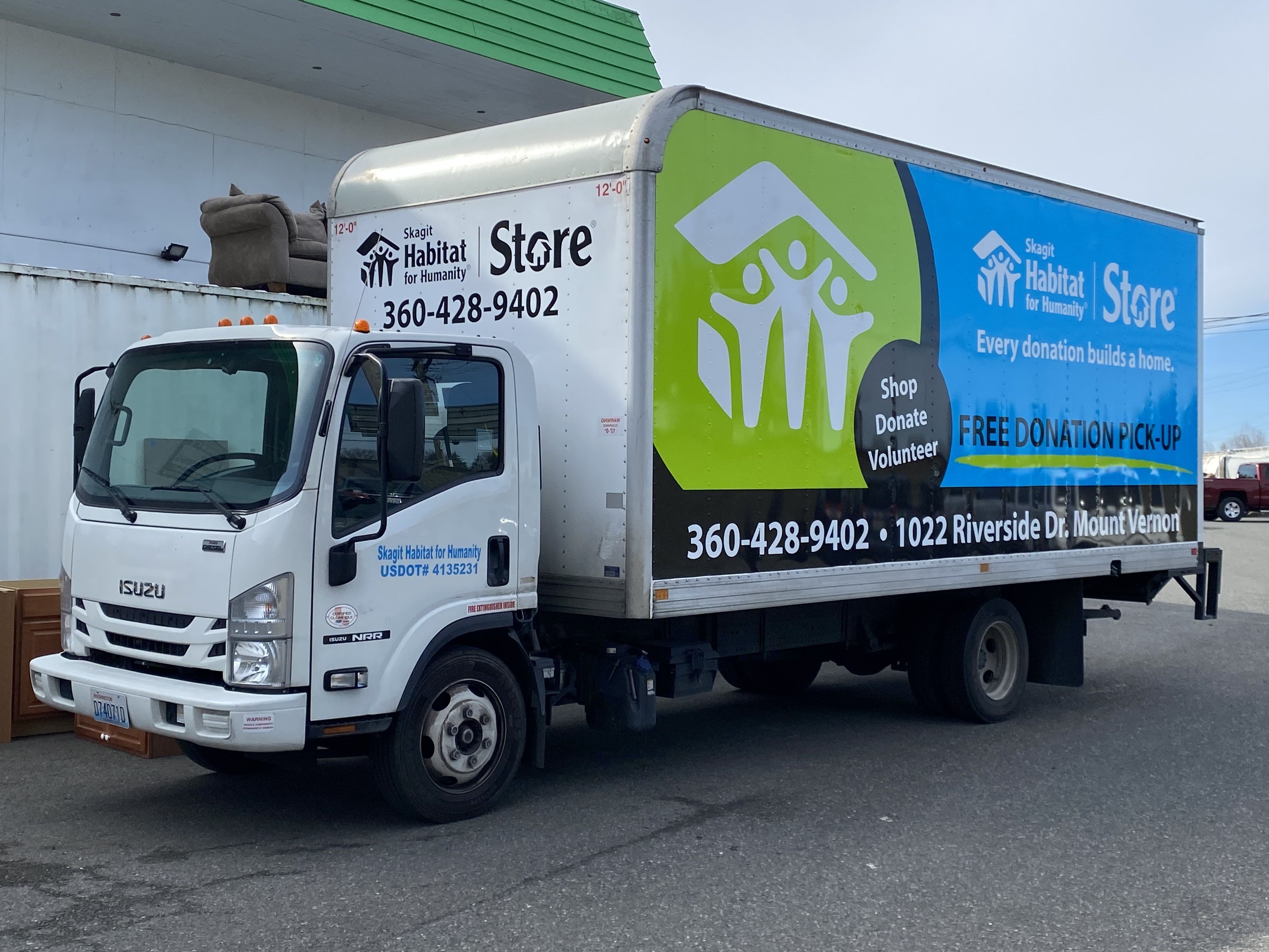 Photo: The Skagit Habitat Store's Donation Pick-Up Box Truck