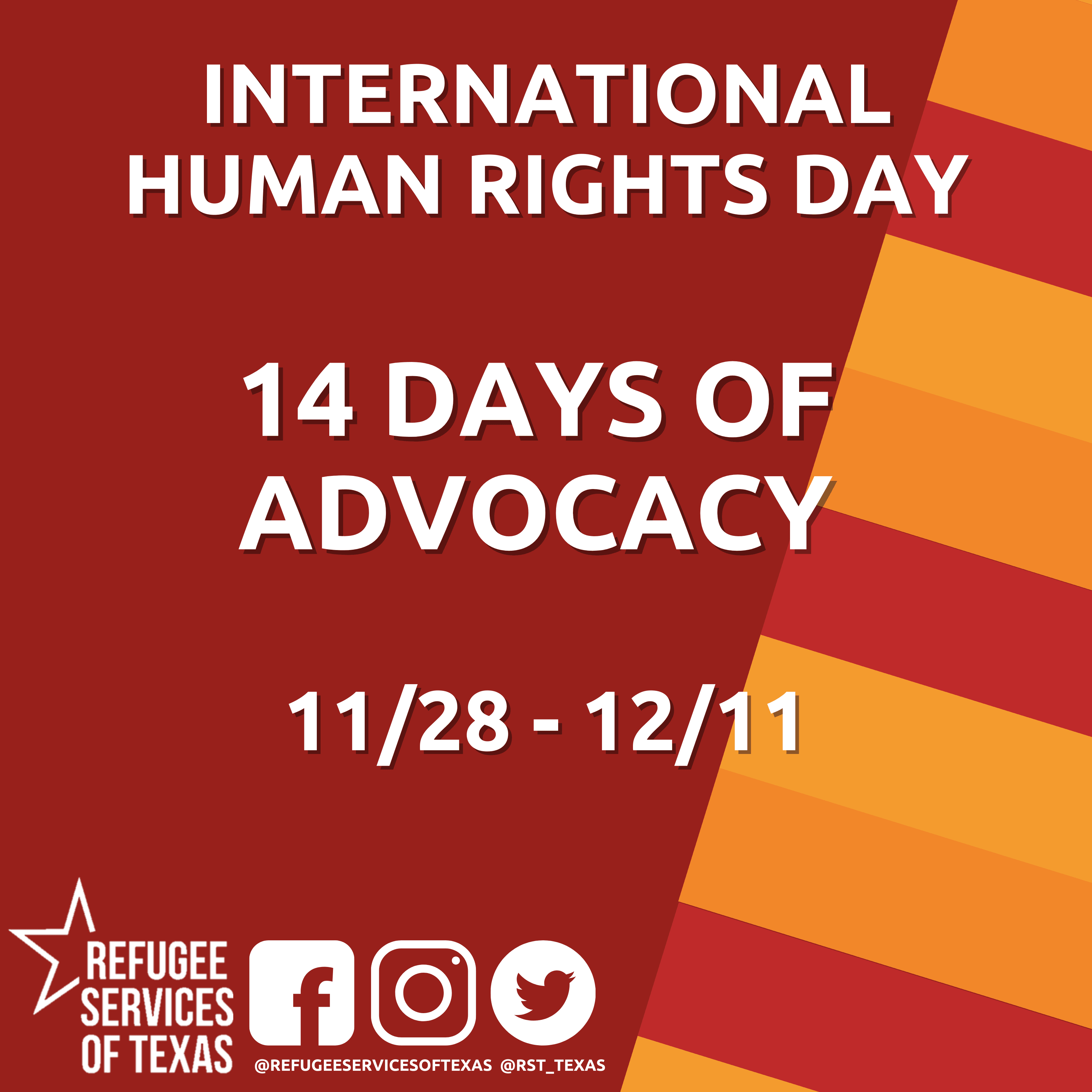 International Human Rights Day 14 Days of Advocacy: 11/28-12/11