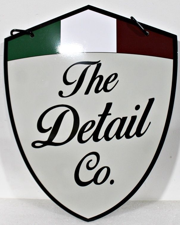 SA28558 - Carved and Sandblasted HDU Sign for "The Detail Company"