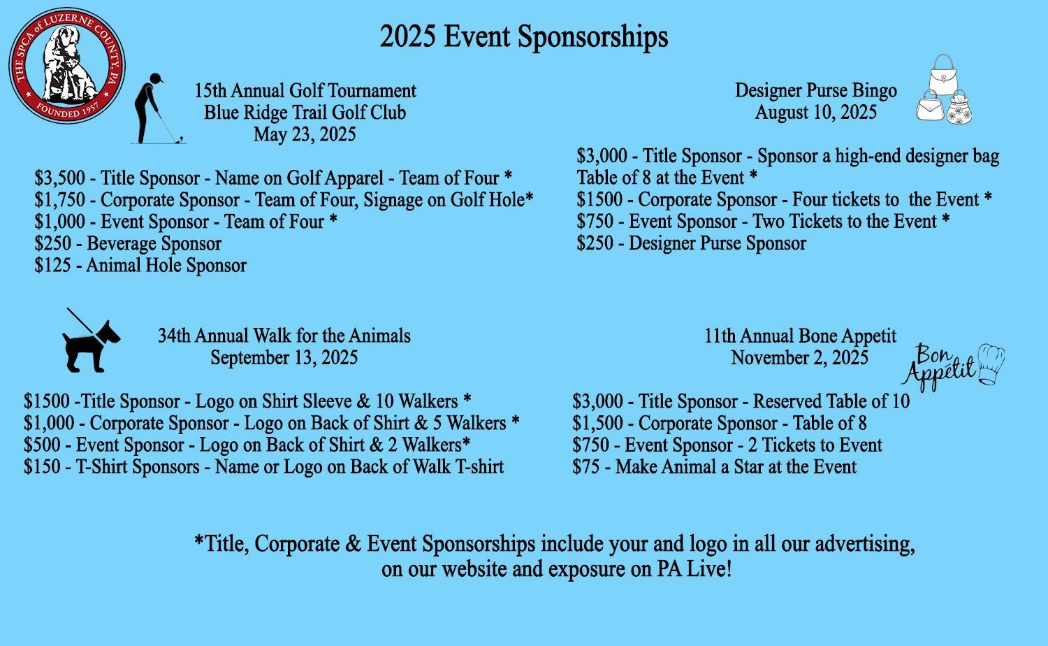 2025 Event Sponsorship Opportunities!