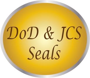 IP-1000 -  Carved Plaques of the Seals of the Department of Defense and Joint Chiefs of Staff