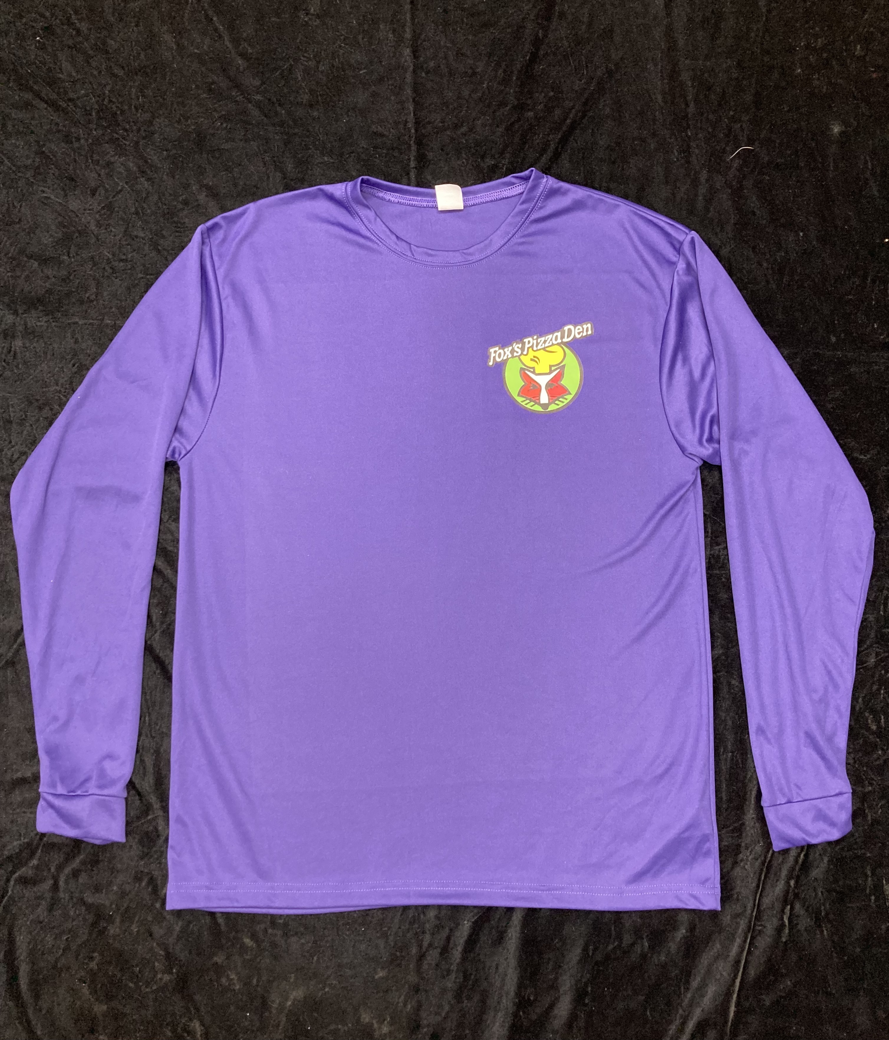 SALE Fox's Logo - Medium Purple Performance Long Sleeve