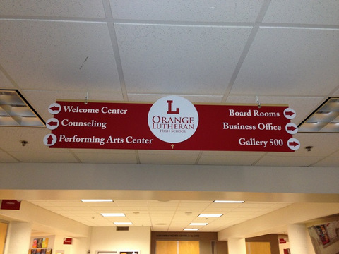 Wayfinding and Directional Signs for Schools in Orange County