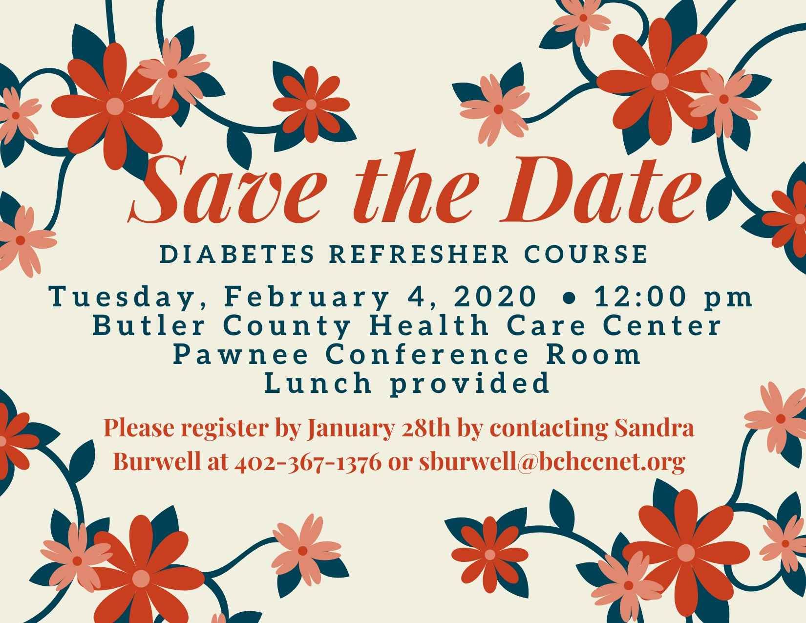 Diabetes Refresher Course - BCHCC