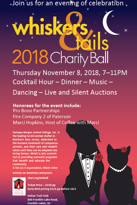 RBARI's 2018 Annual Whiskers & Tails Charity Ball!