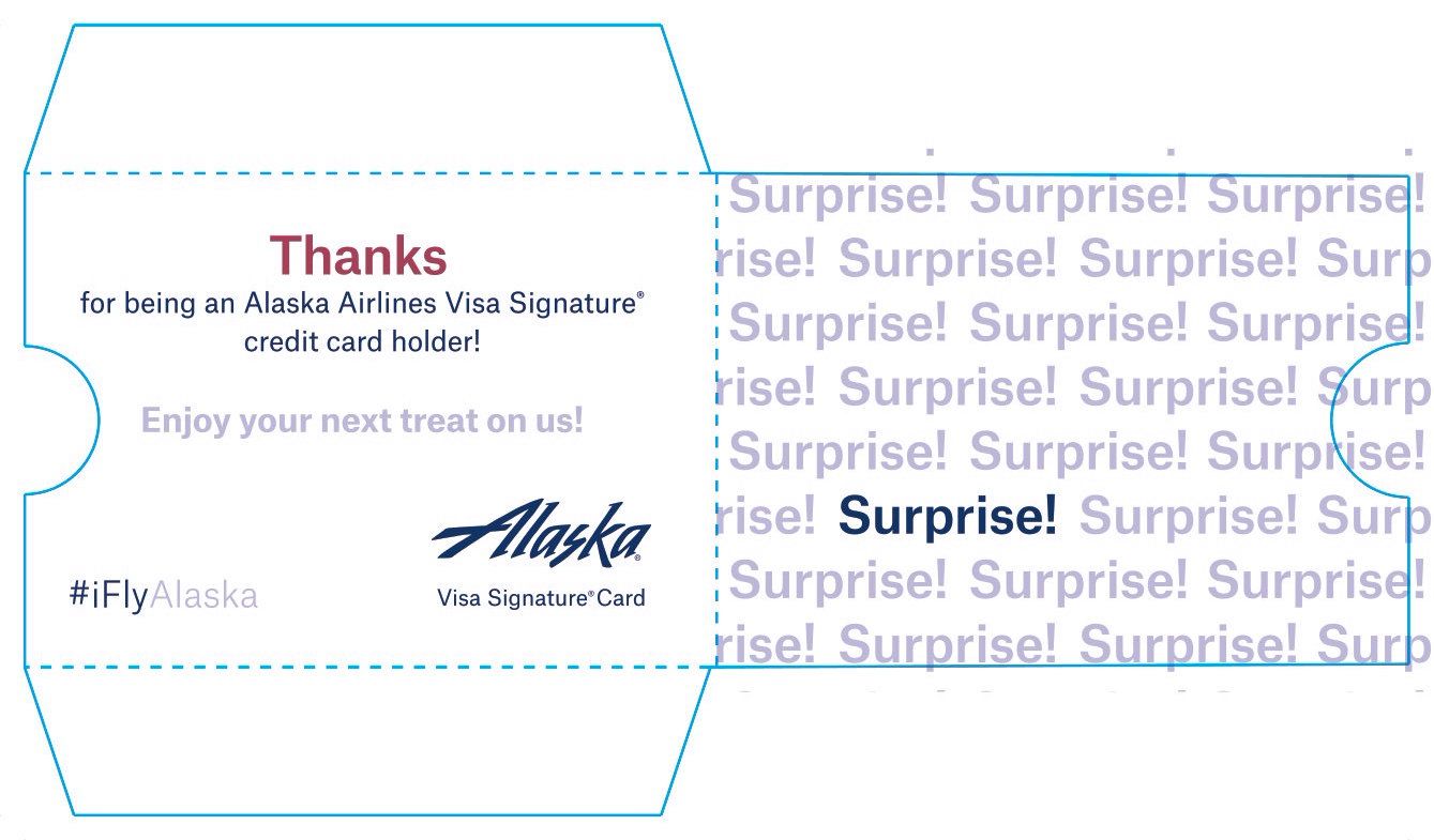 Alaska Air Gift Card Carrier