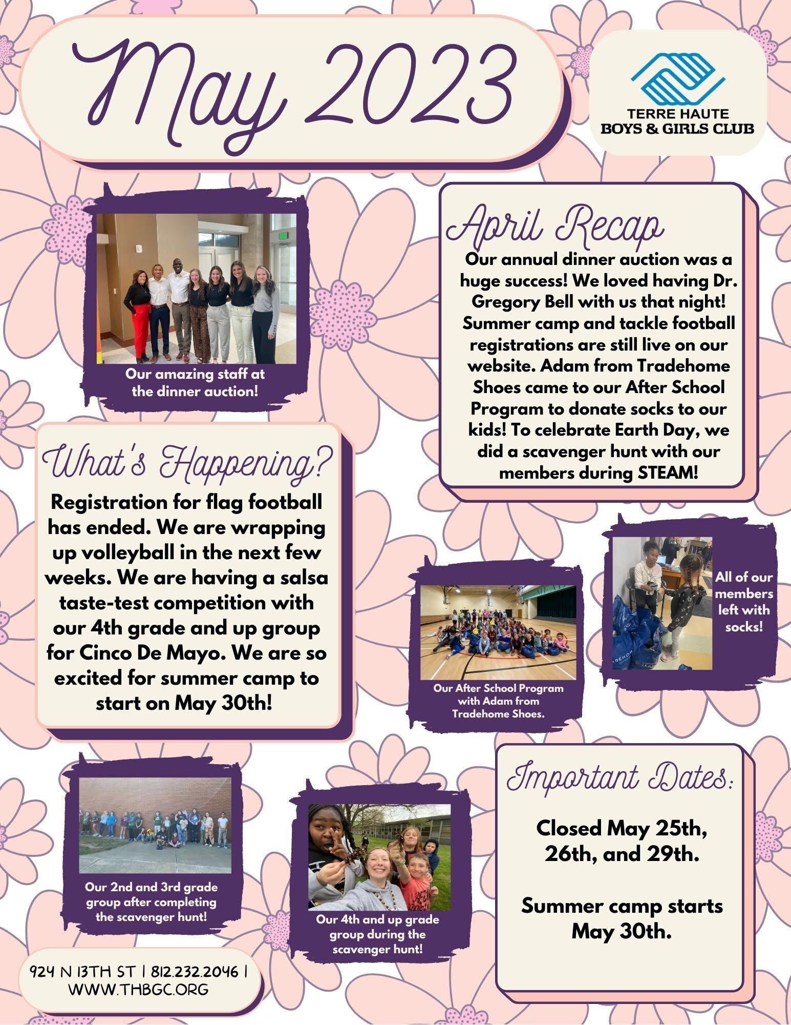 Newsletter News and Events Terre Haute Boys and Girls Club