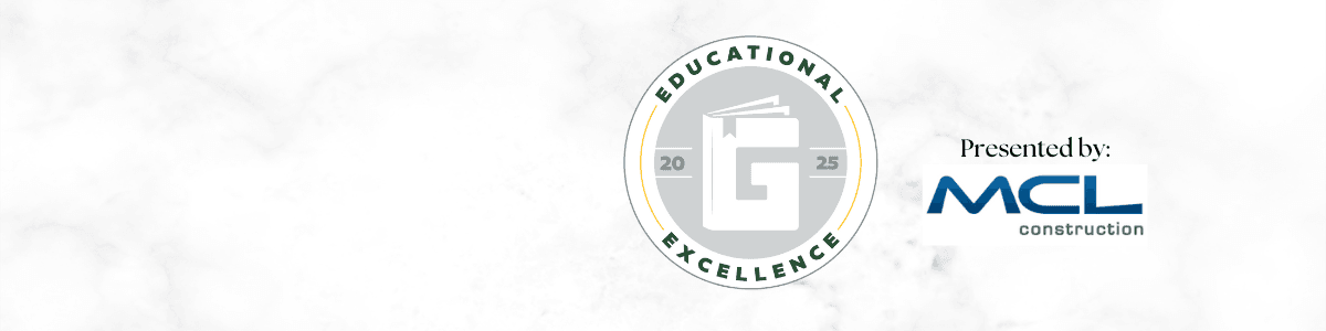 EE Award winner at Gretna East High School