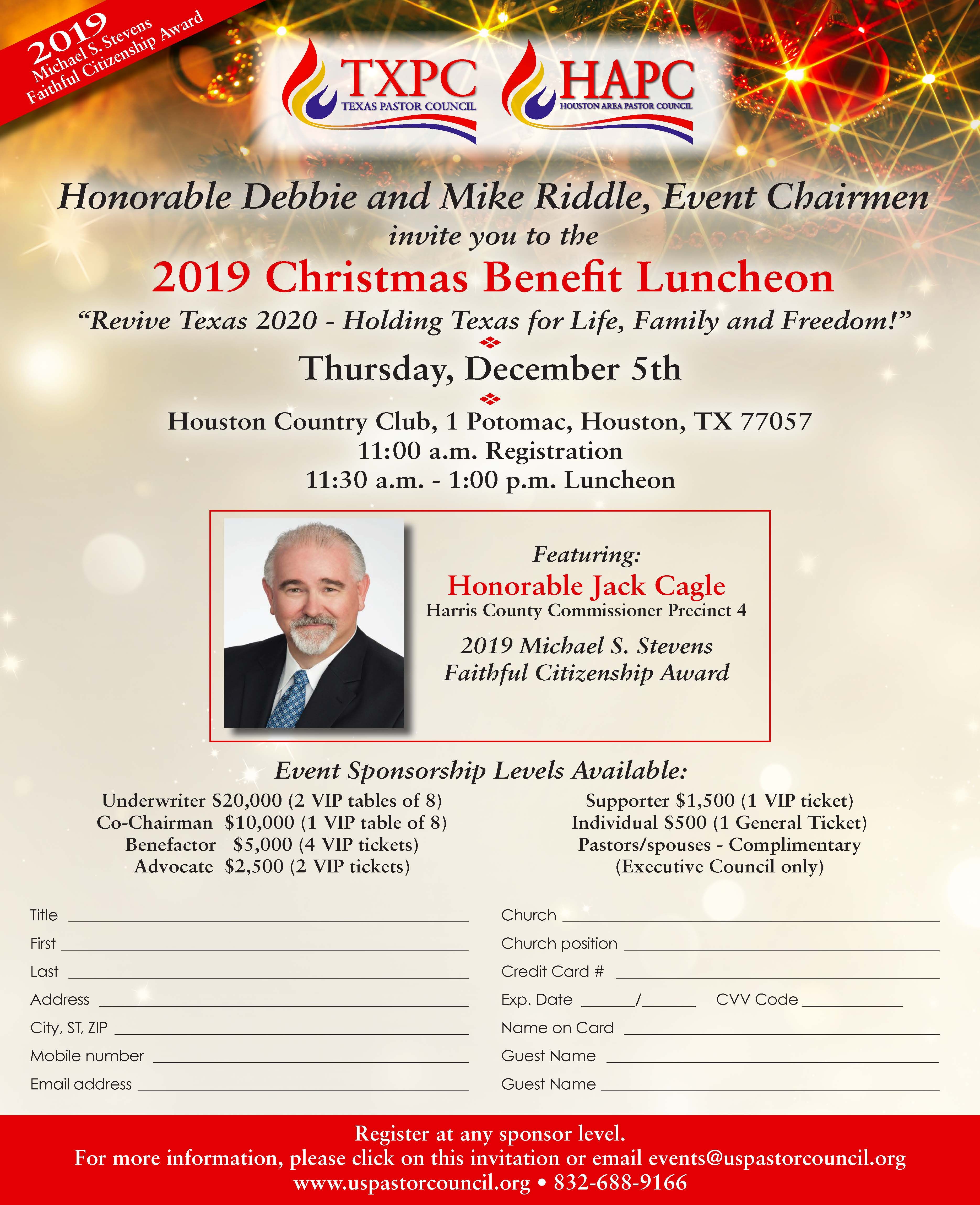 2019 USPC Christmas Benefit Luncheon