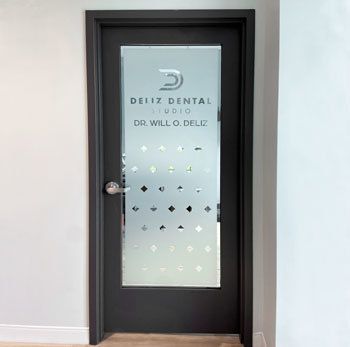 Custom Cut Frosted Privacy Vinyl