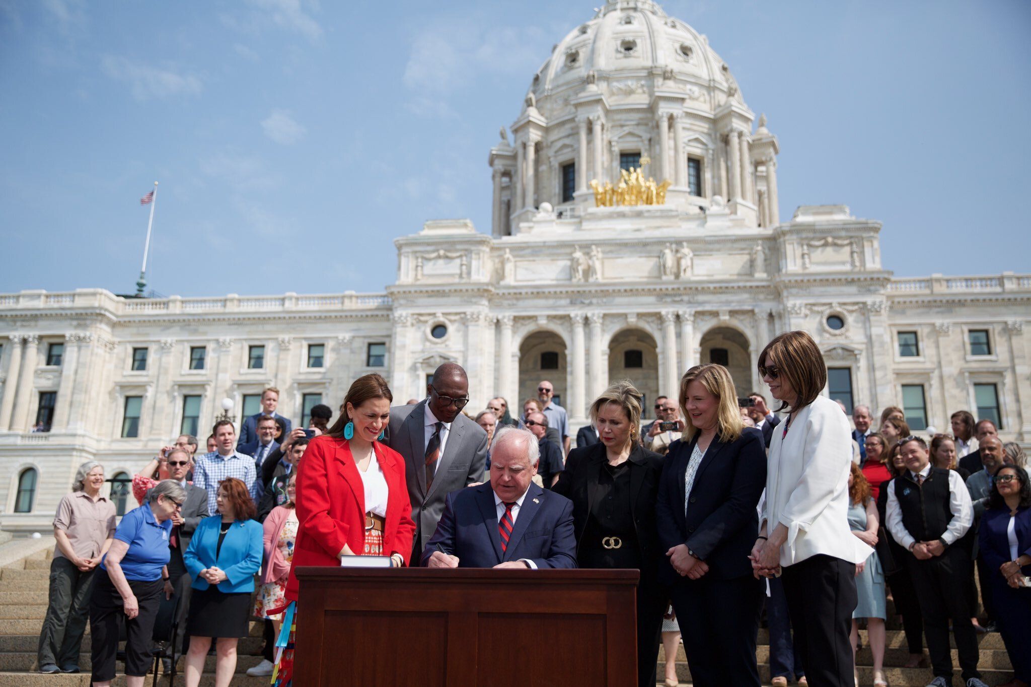 Gov. Walz signs budget, including omnibus early childhood package