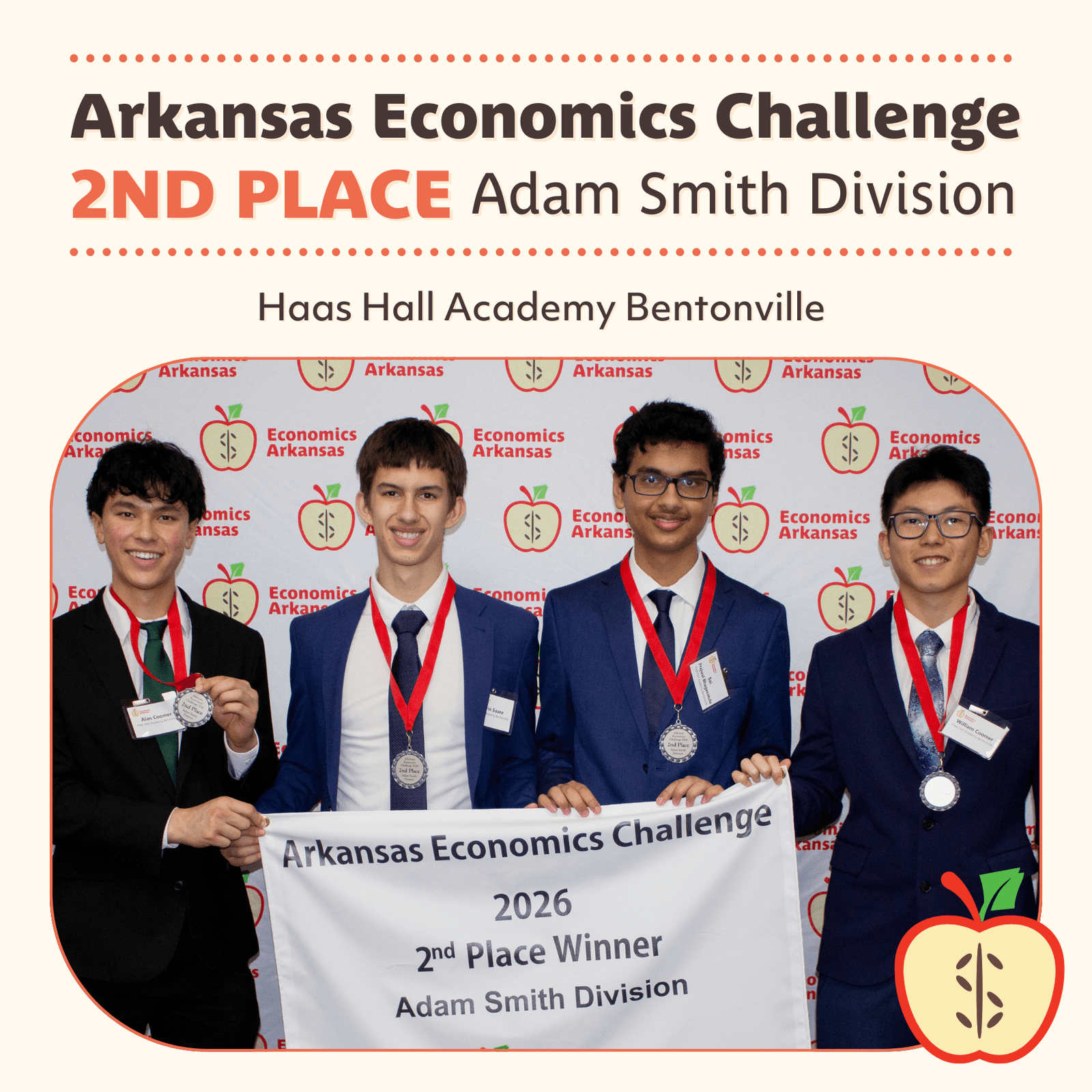 2nd Place Adam Smith Division Haas Hall Academy Bentonville
