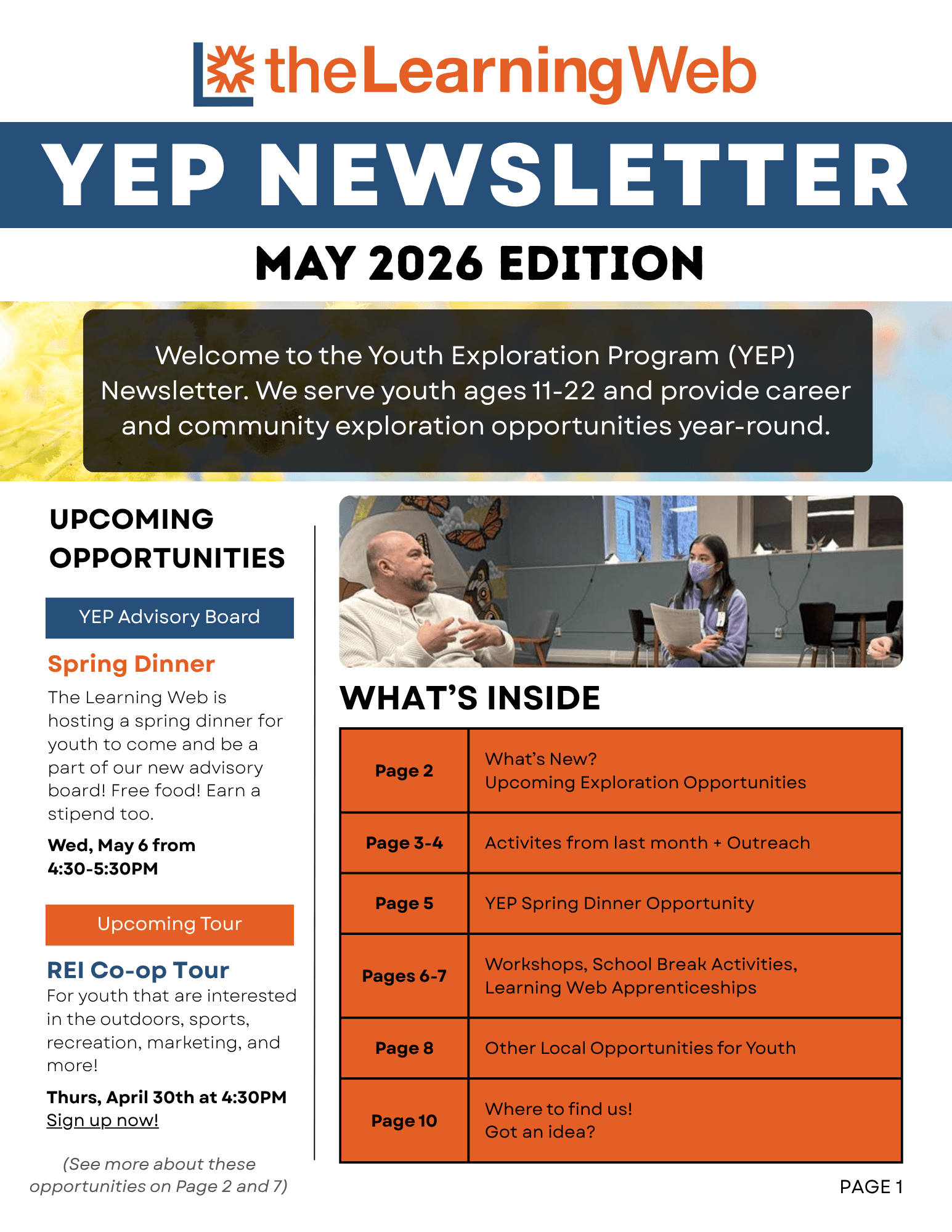 May 2026 YEP Newsletter