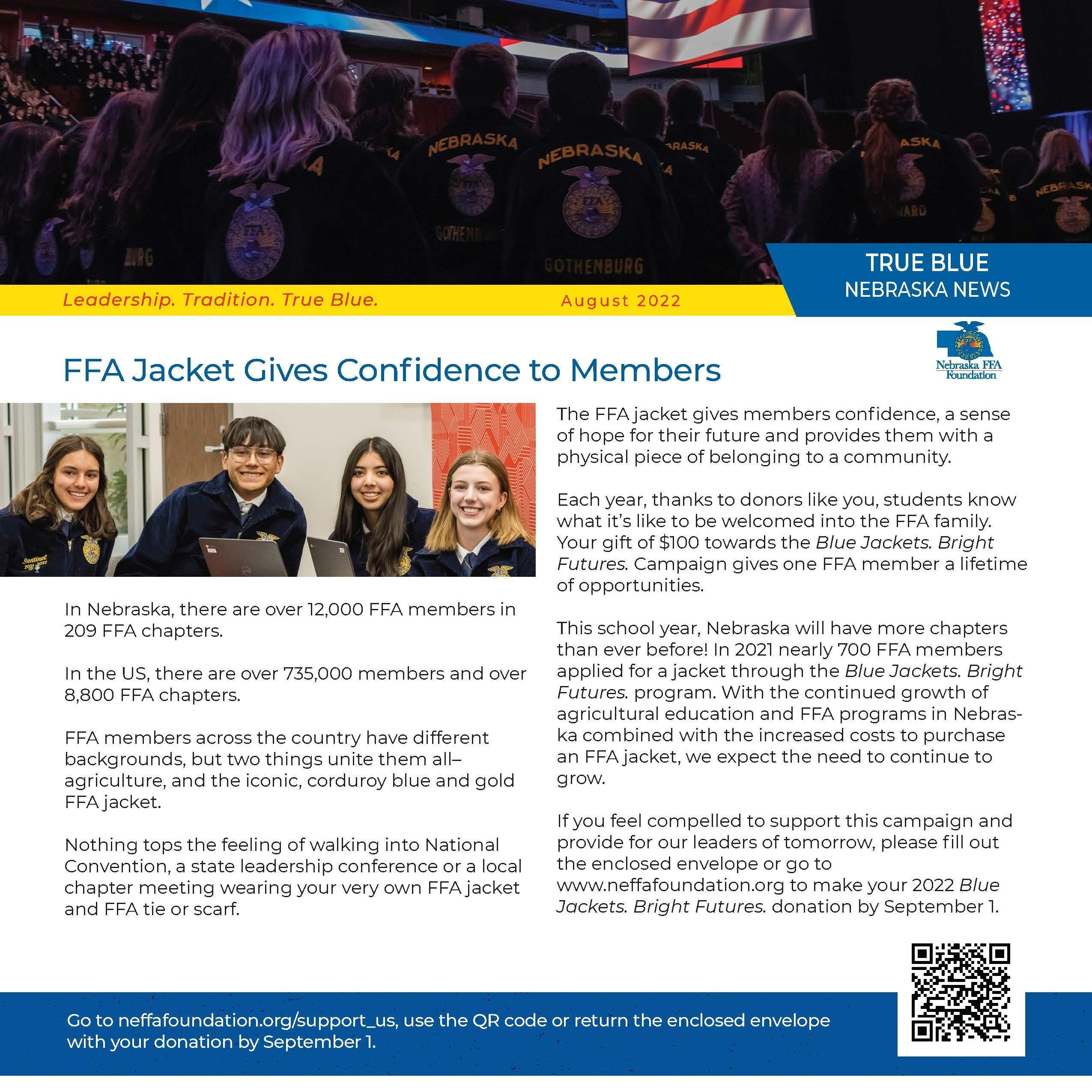 Nebraska FFA Foundation - August Newsletter