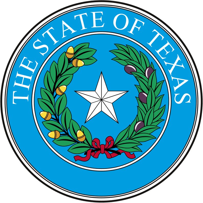 BP-1500 -  Carved 2.5-D Multi-Level Plaque of the Seal of the State of  Texas, Artist Painted