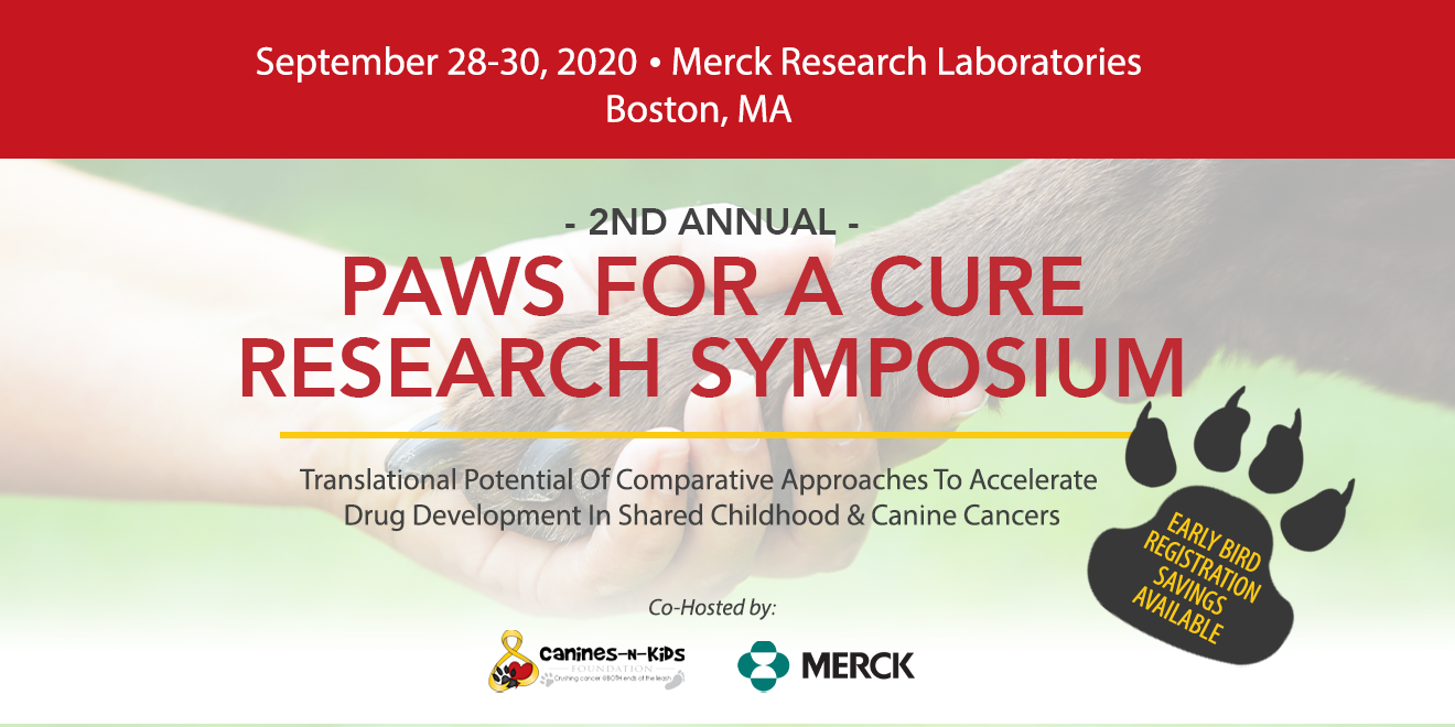 Canines-N-Kids Foundation’s Paws for a Cure Research Symposium Goes Virtual,  Rescheduled for September 29-30