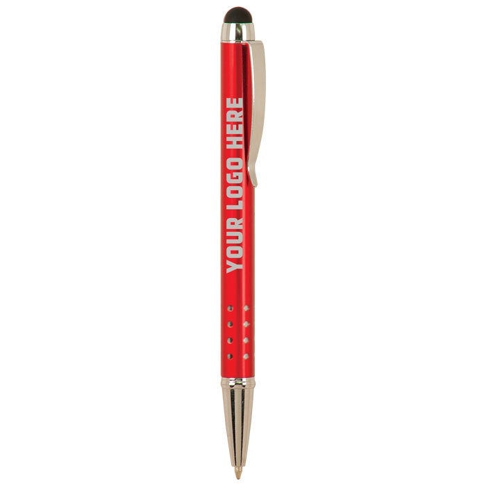 OCP Red Pen with Silver Trim and Stylus