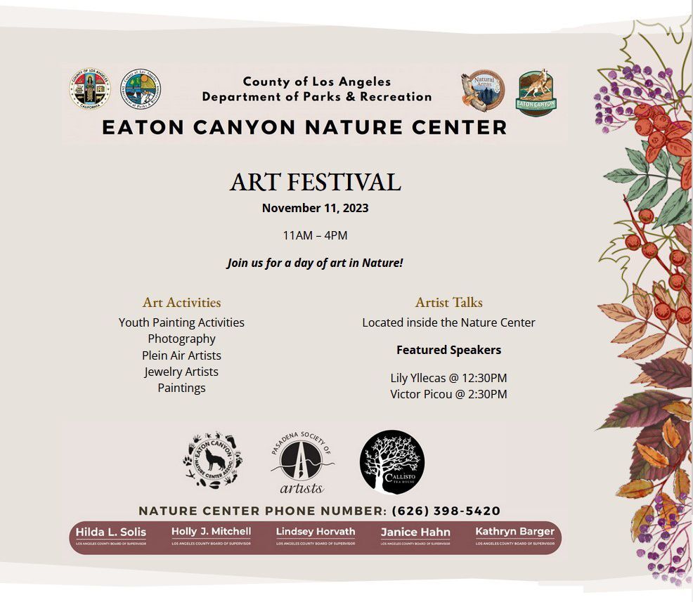 “Art in Nature” Festival at Eaton Canyon