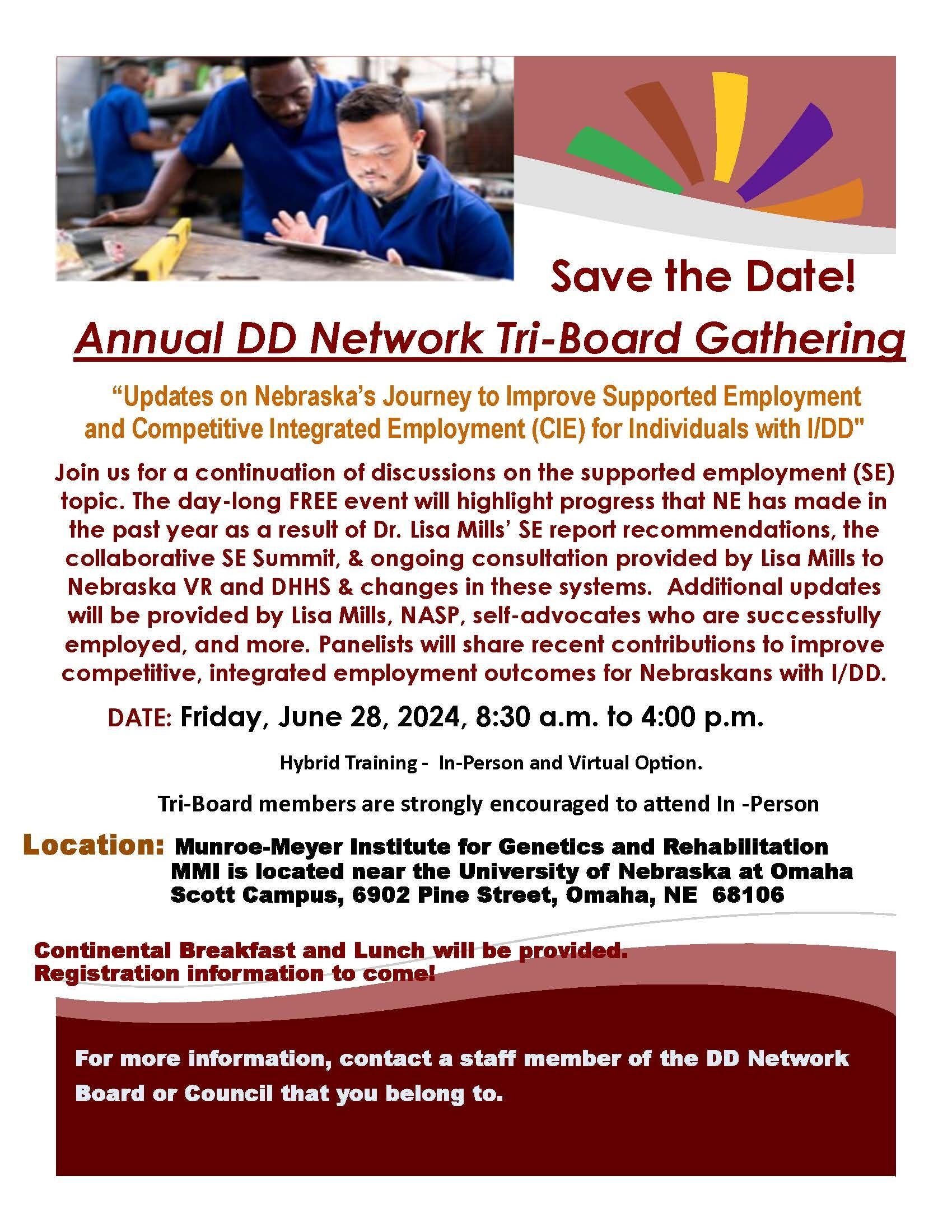 Annual DD NEtwork Tri-Board Gathering Flyer