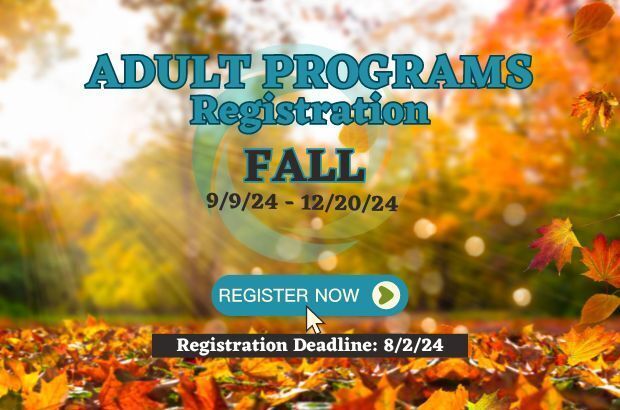 2024 Fall Adult Programs Registration