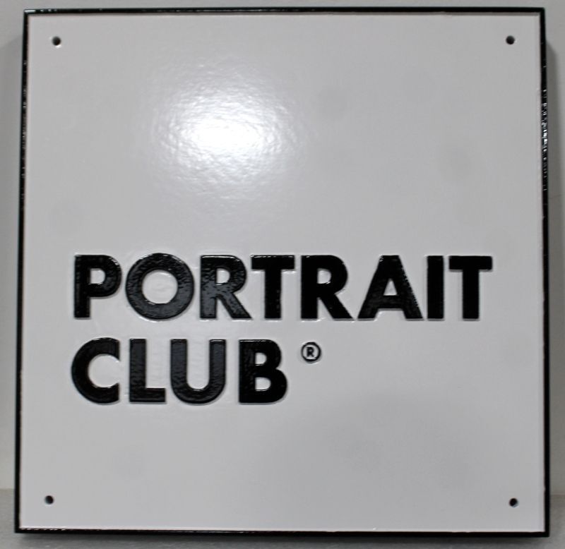 UP-3245 - Carved Portrait Club Wall Plaque