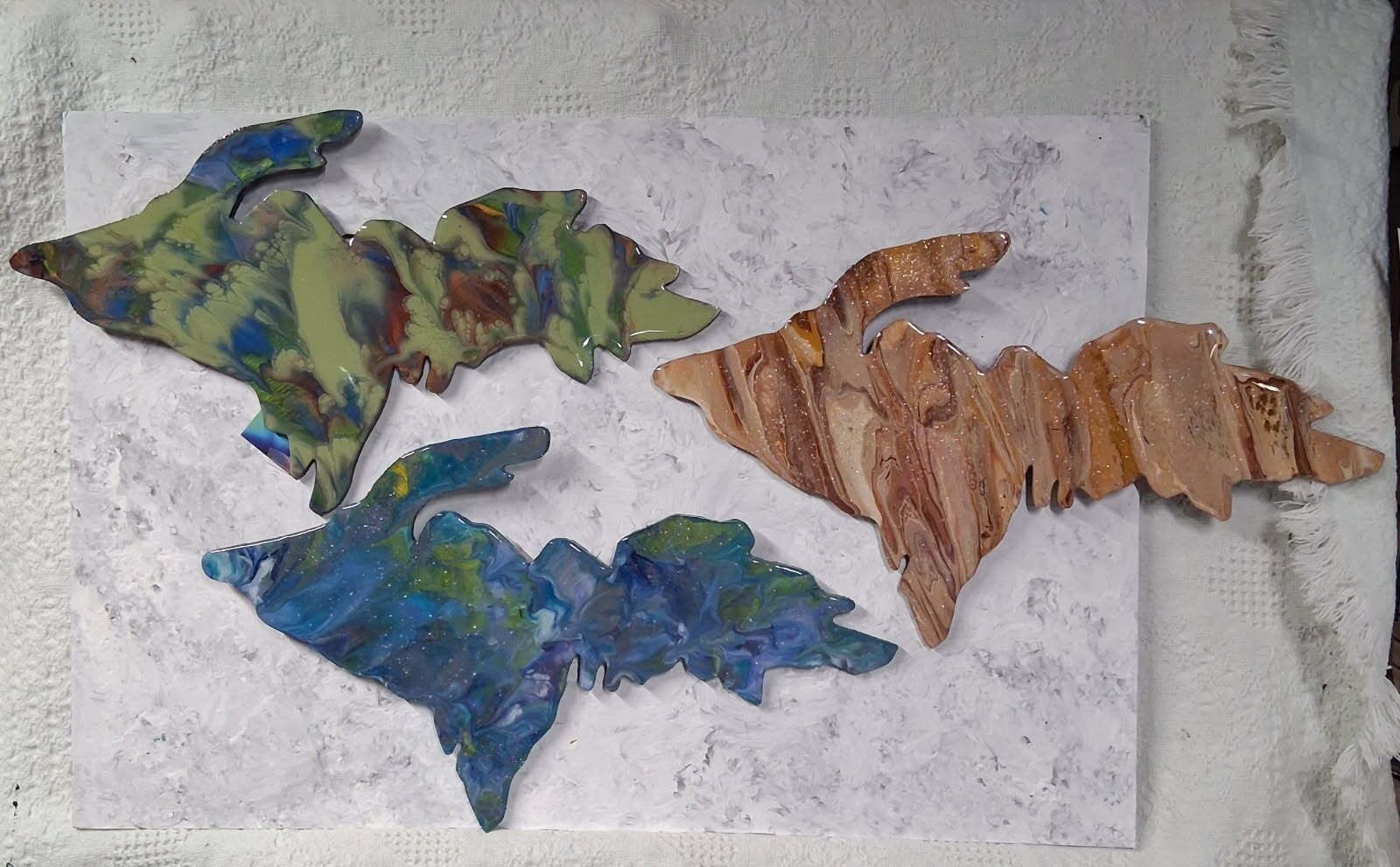 U.P. Acrylic Pour Class with Linda Paine