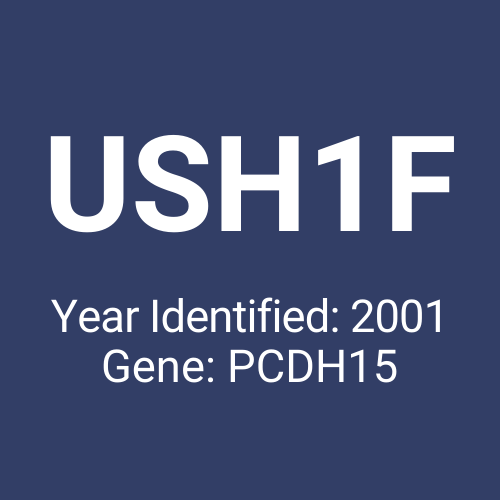 USH1F (Year Identified: 2001 | Gene: PCDH15)