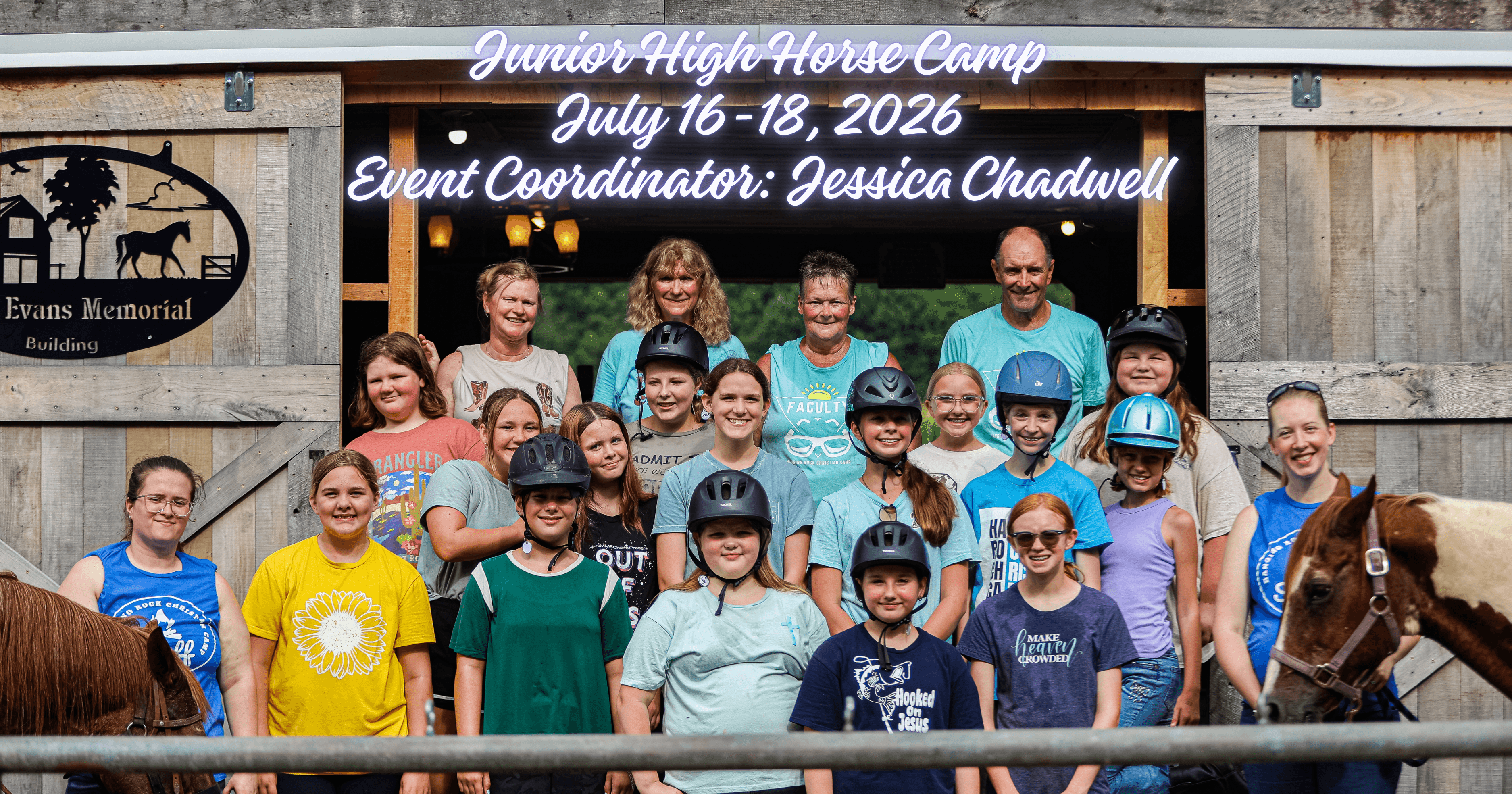 Junior High Horse Camp 2026