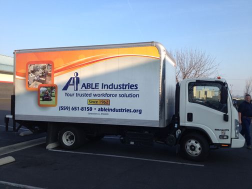 Box Truck Wrap: Able Industries