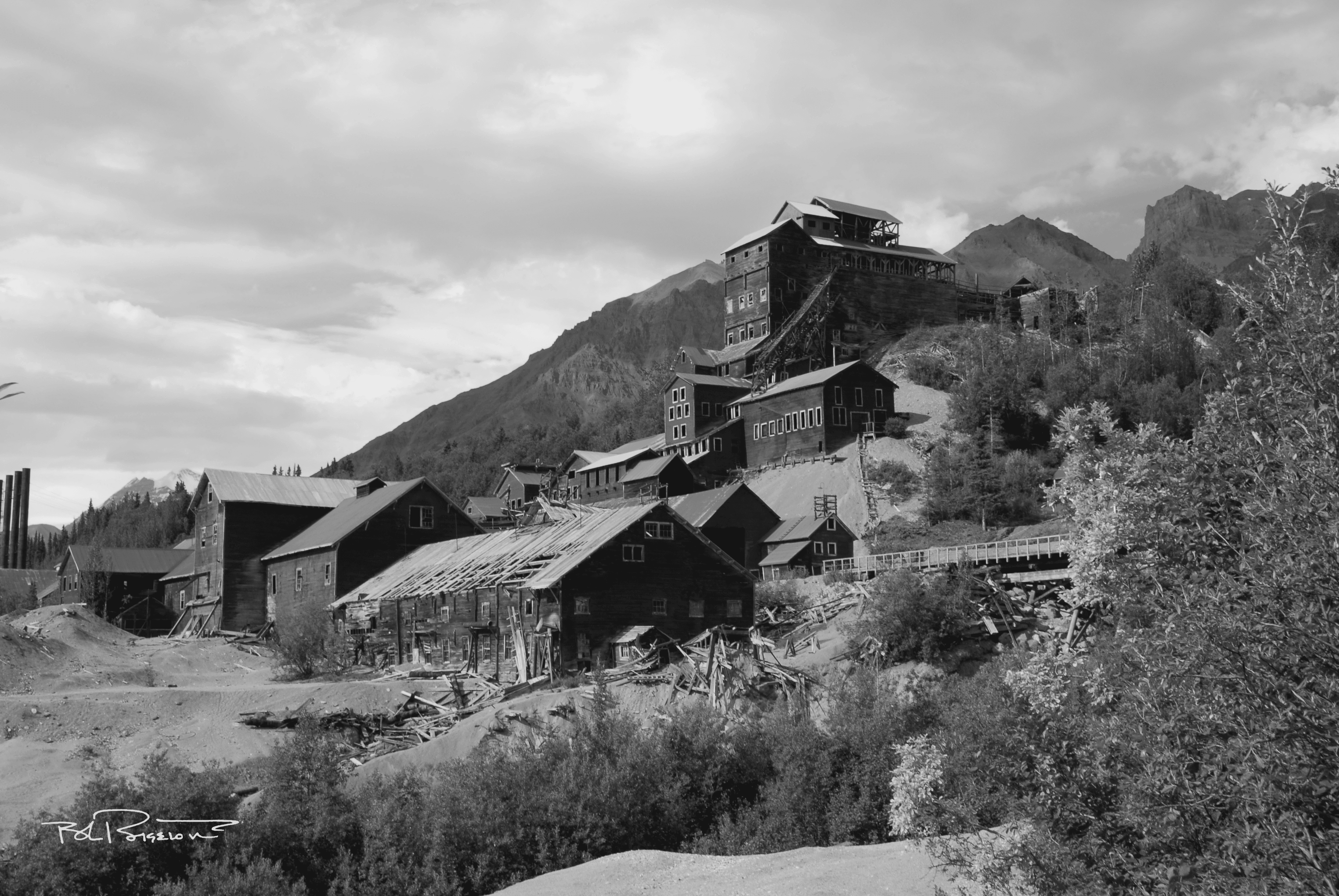 Kennicott Mill Site B&W3